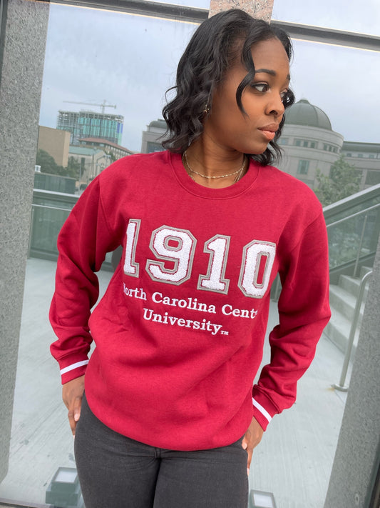 North Carolina Central University 1910 Sweatshirt (Unisex)