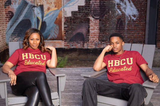 Crimson and Old Gold HBCU Educated Tee (Unisex)