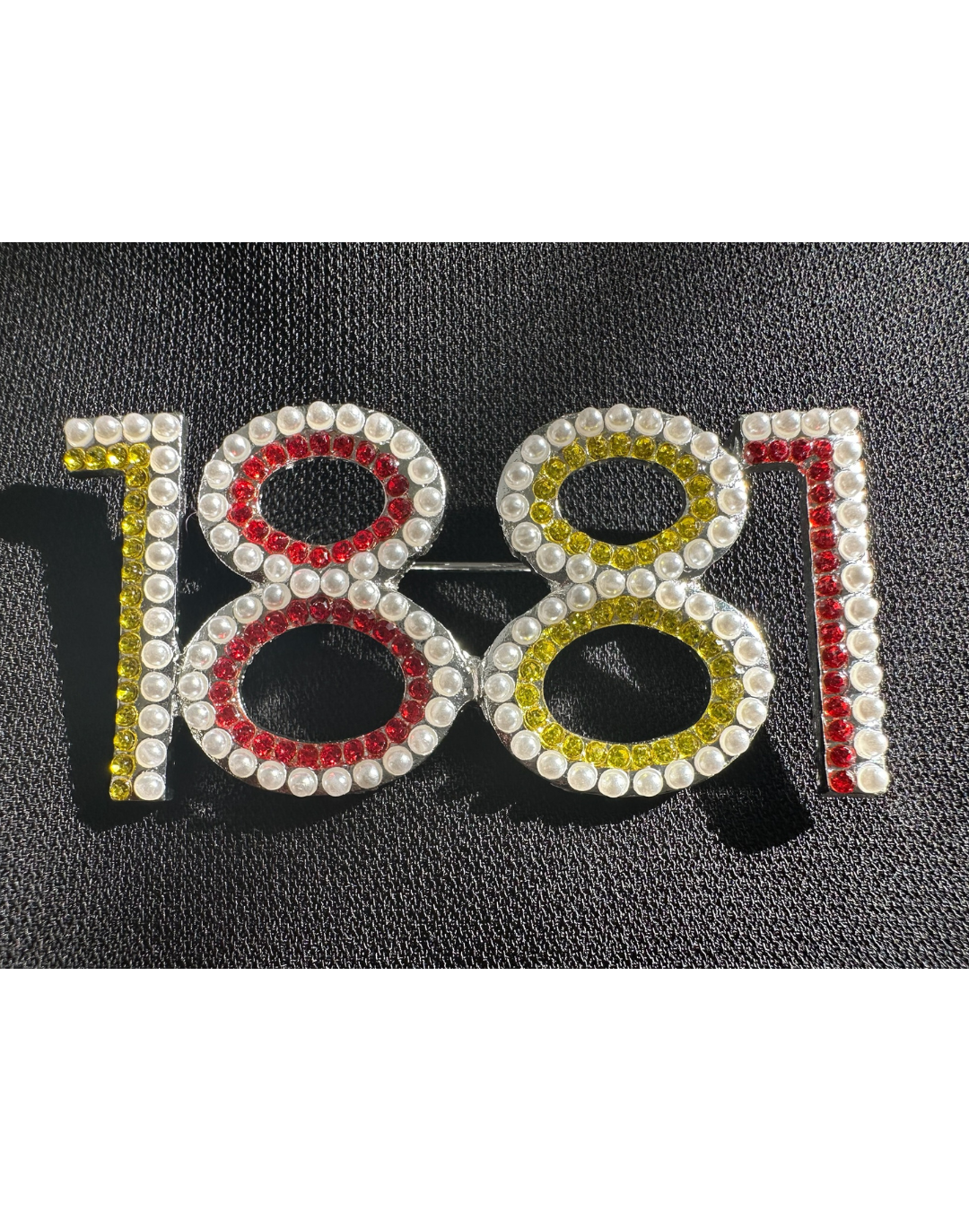 1881 TU Crystal Stone Lapel Pin
