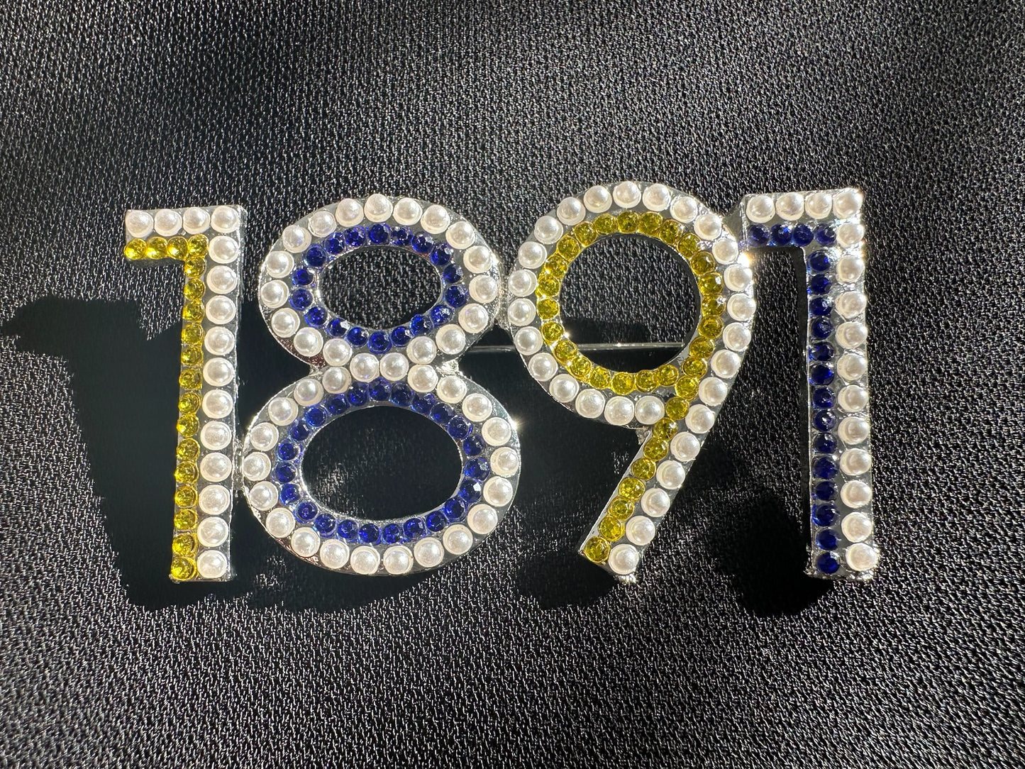 1891 NC A&T Crystal Stone Lapel Pin
