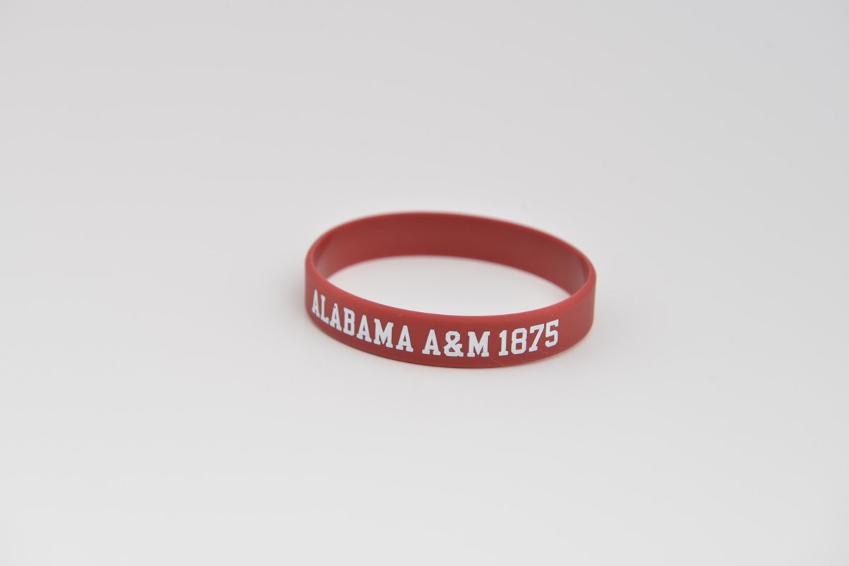 Alabama A&M Silicone Bracelet