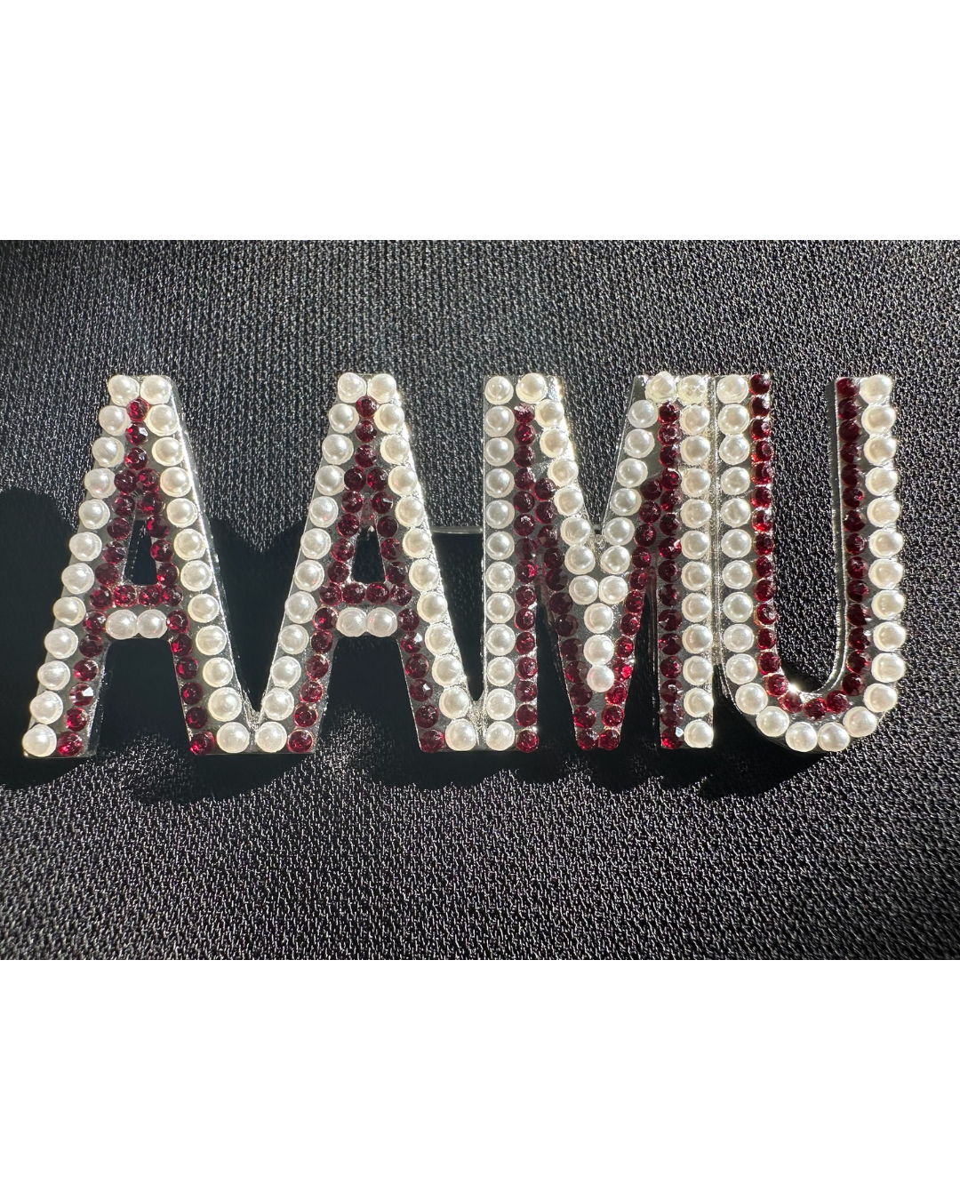 AAMU Crystal Stone Lapel Pin