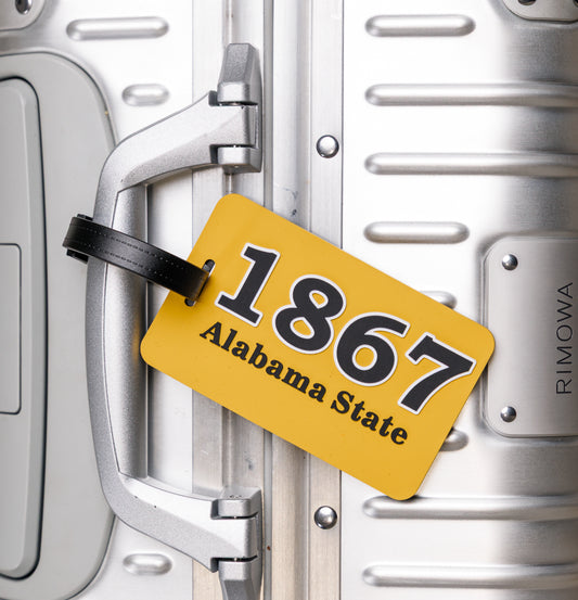 1867 Alabama State Luggage Tag