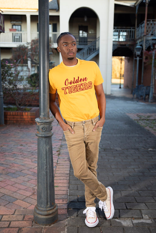 Gold Golden Tigers Tee (Unisex)