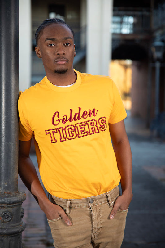 Gold Golden Tigers Tee (Unisex)