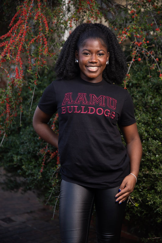 AAMU Bulldogs Black Tee (Unisex)