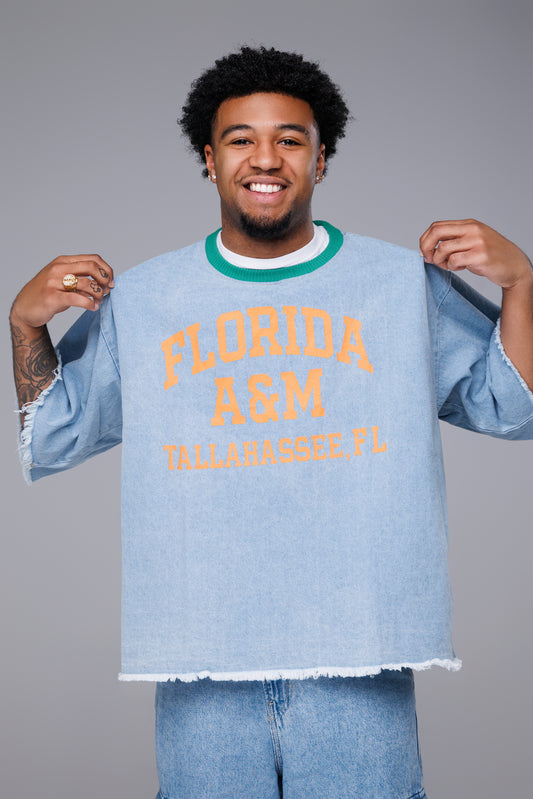 Florida A&M Denim Shirt