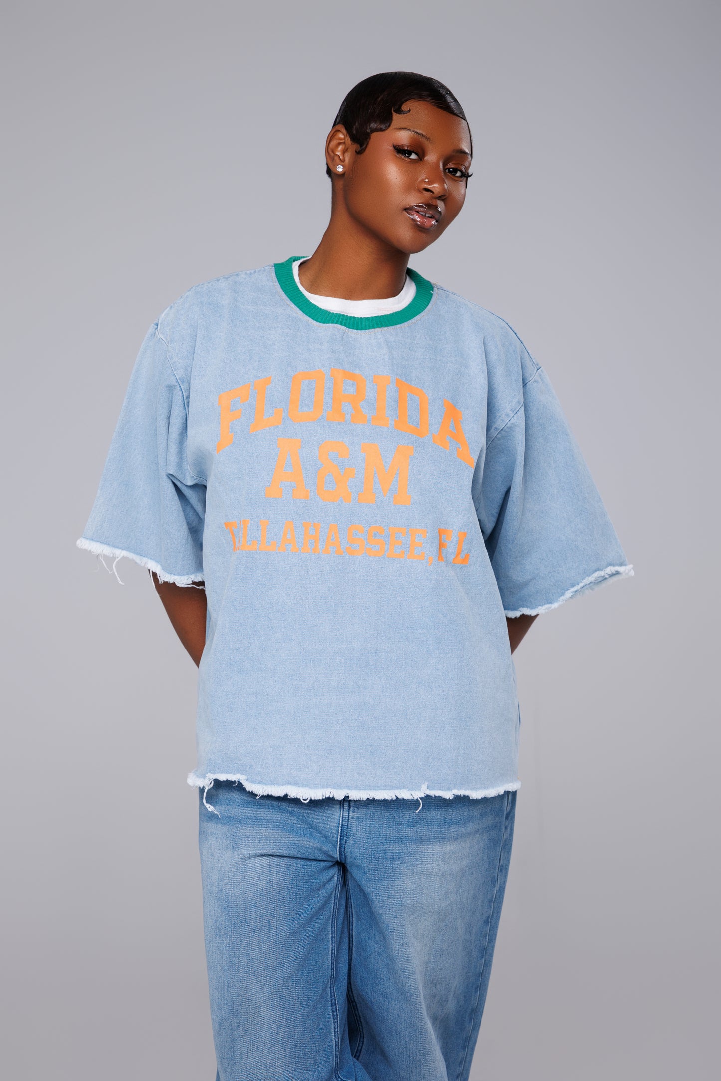Florida A&M Denim Shirt
