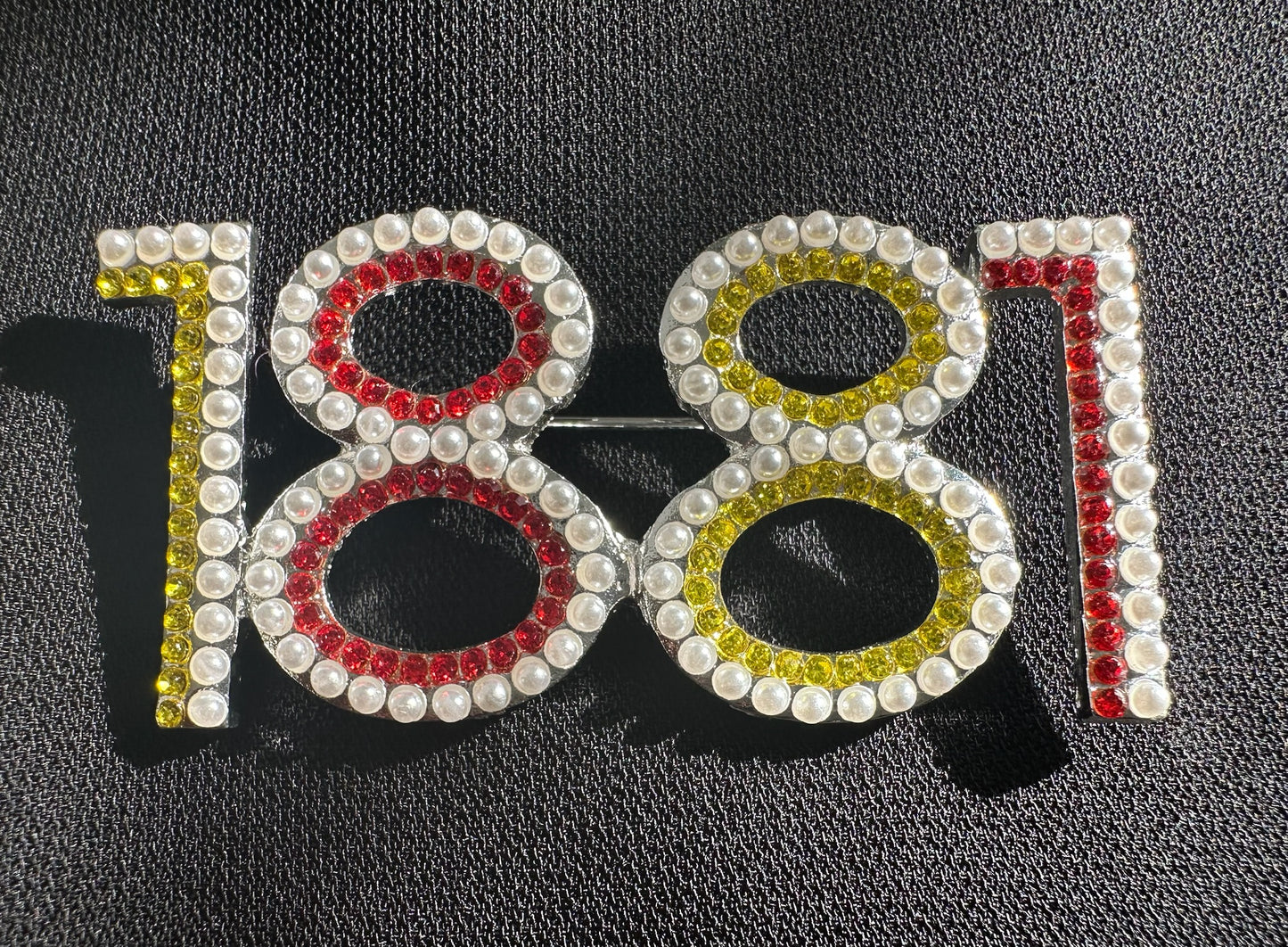 1881 TU Crystal Stone Lapel Pin