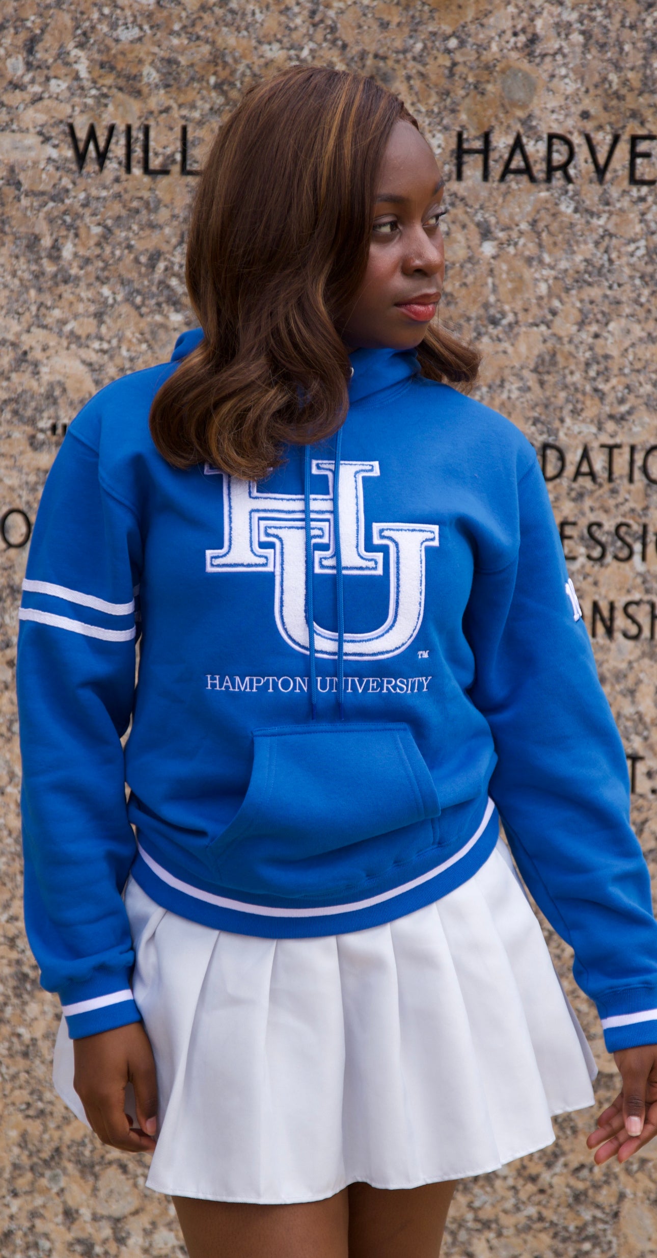 Hampton University Varsity Hoodie (Unisex)