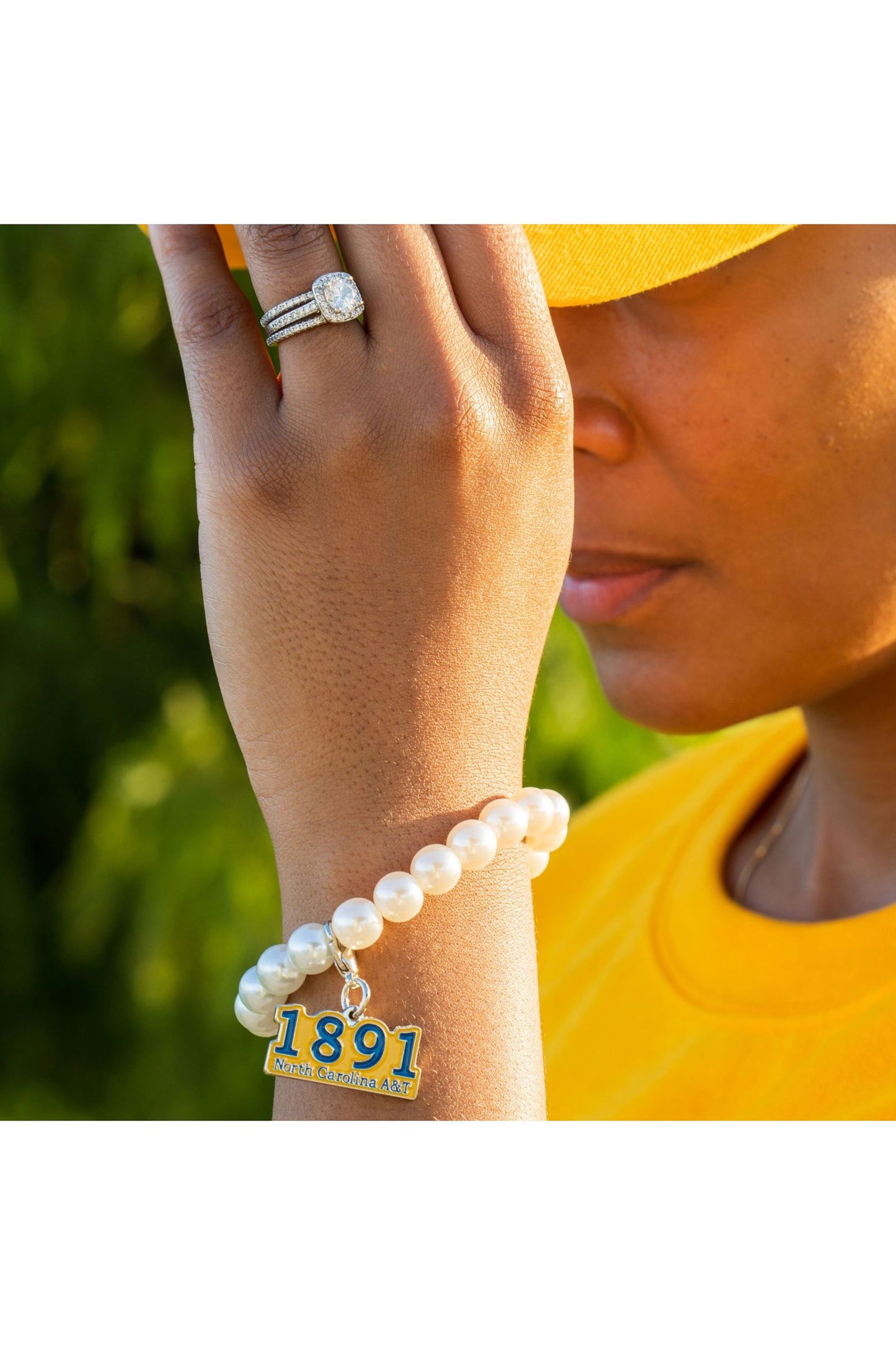 1891 North Carolina A&T Pearl Bracelet
