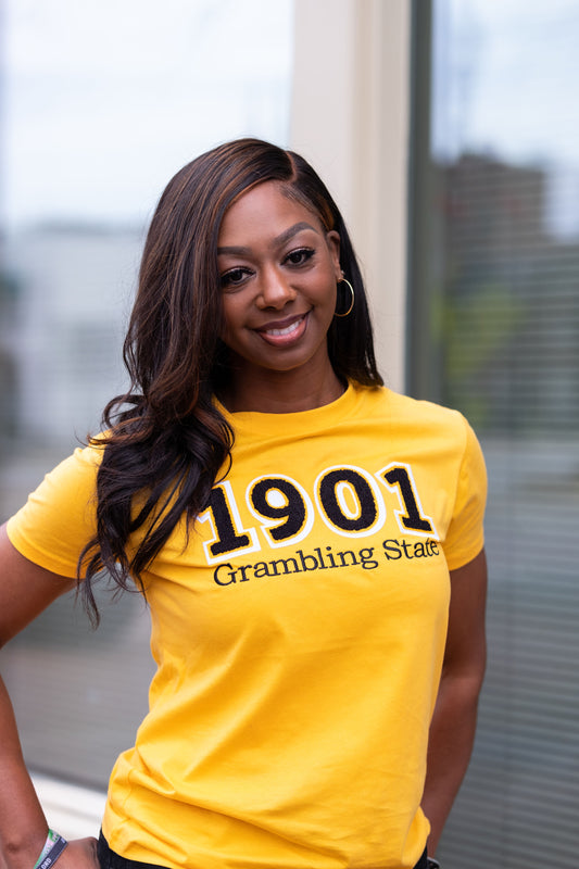 Gold 1901 Grambling State Tee (Unisex)