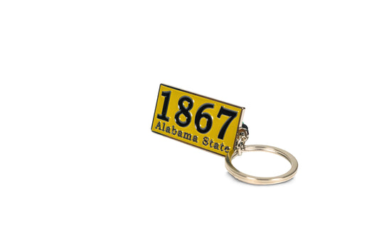 1867 Alabama State Keychain