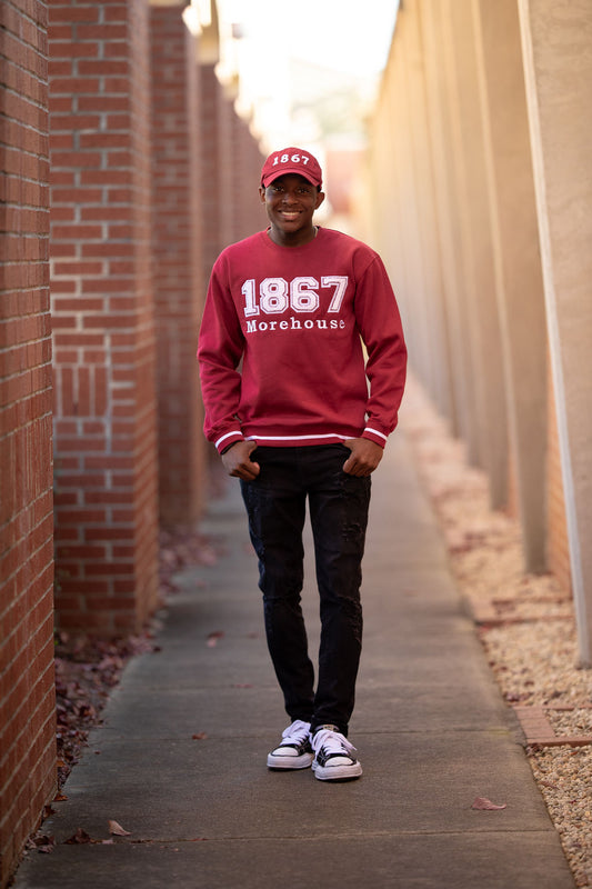 Morehouse 1867 Maroon Sweatshirt (Unisex)