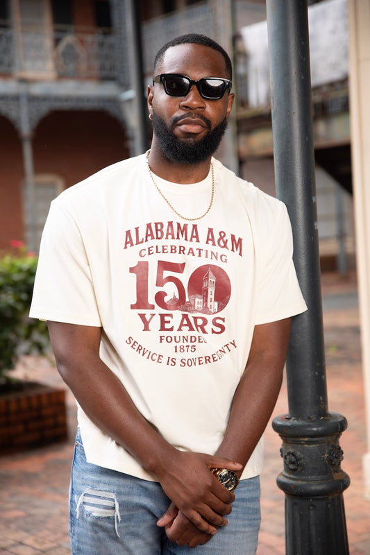 150th AAMU Cream Tee (Unisex)