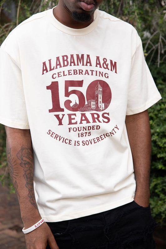 150th AAMU Cream Tee (Unisex)
