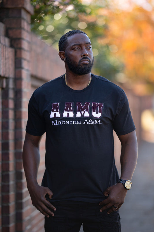 Alabama A&M Black Tee (Unisex)