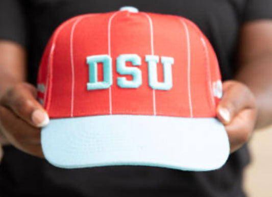 Delaware State Striped Cap