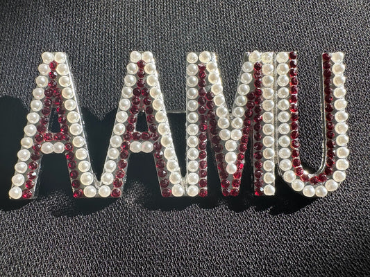 AAMU  Crystal Stone Lapel Pin
