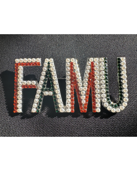 FAMU Crystal Stone Lapel Pin