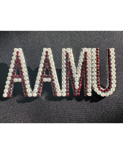 AAMU  Crystal Stone Lapel Pin
