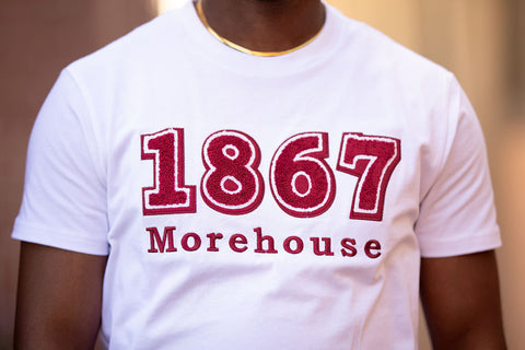 Morehouse White 1867 Founding Year Tee