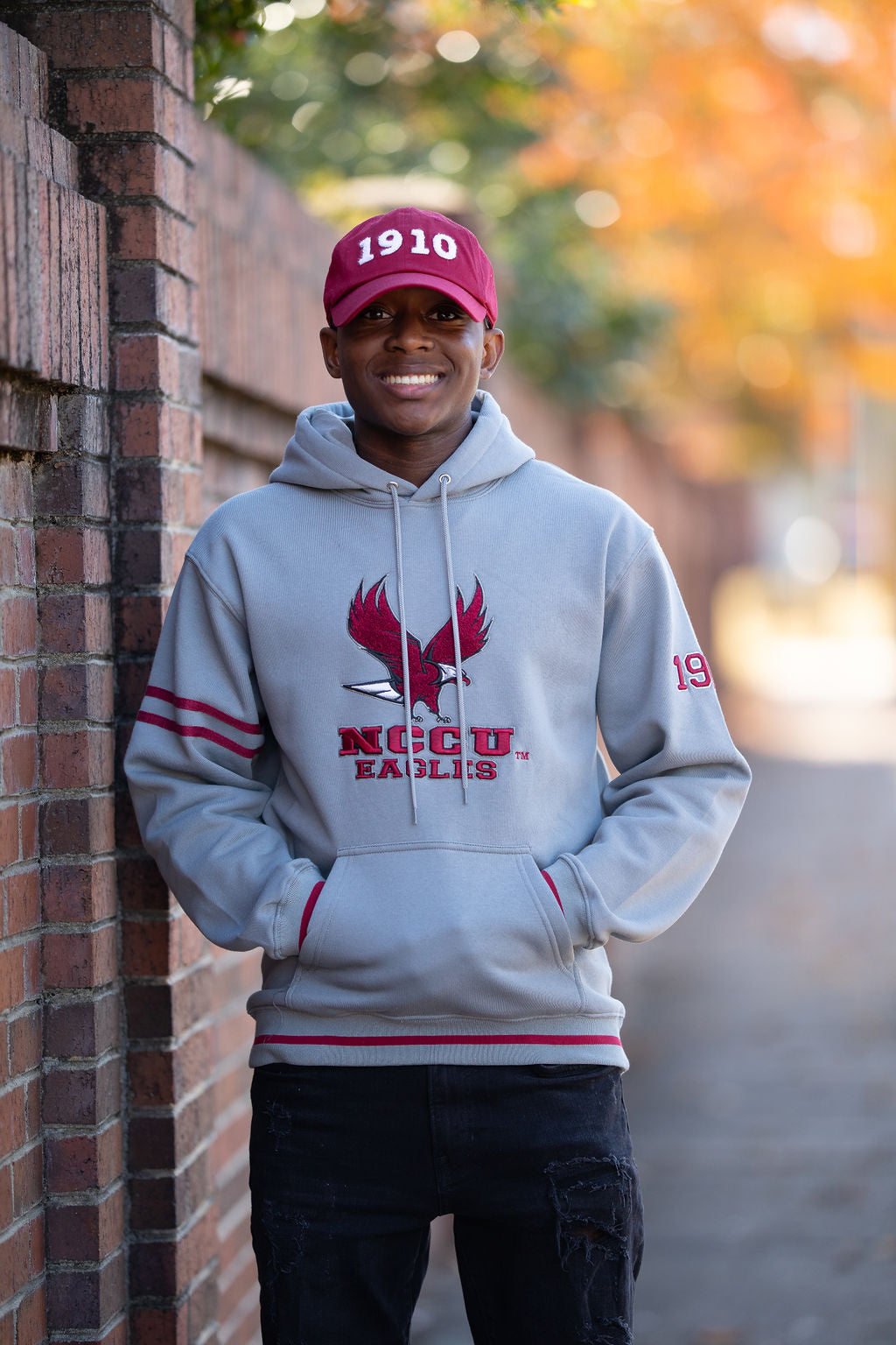 North Carolina Central University Mascot Hoodie (Unisex)