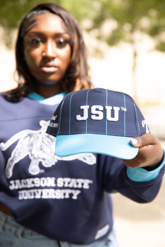 Jackson State Striped Cap