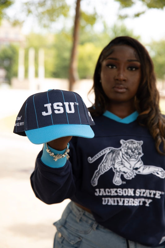 Jackson State Striped Cap
