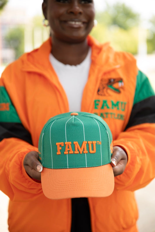 Florida A&M Striped Cap