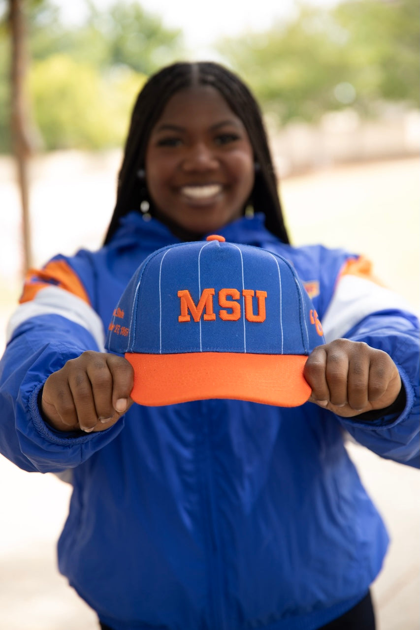 Morgan State Striped Cap