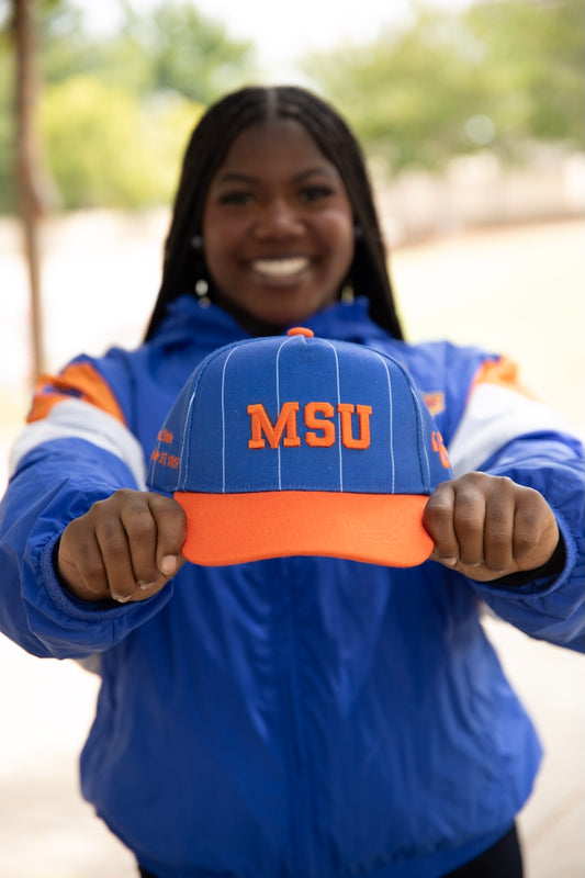 Morgan State Striped Cap