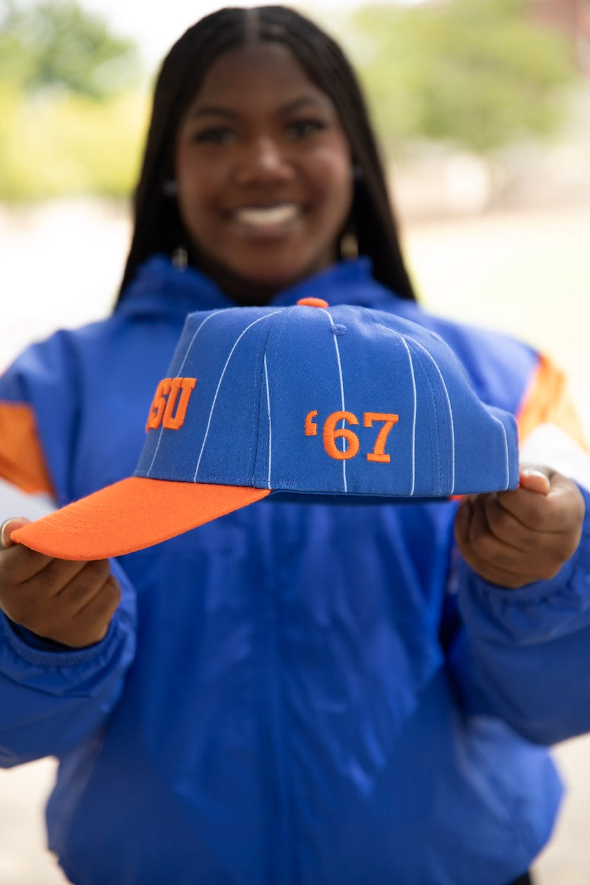 Morgan State Striped Cap
