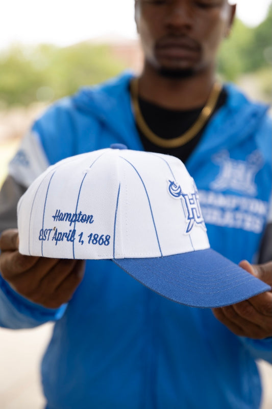 Hampton University Striped Cap