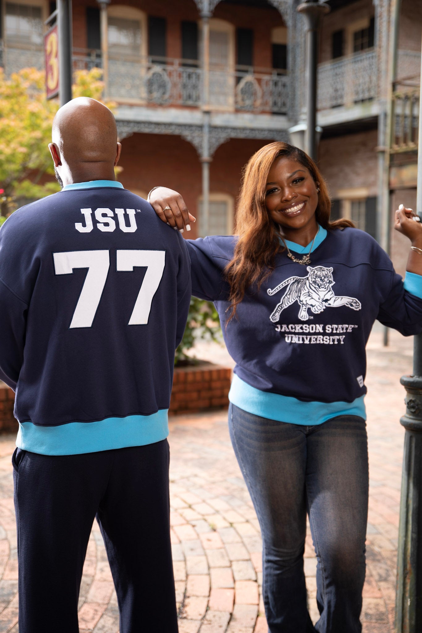 Jackson State V-Neck Sweatshirt
