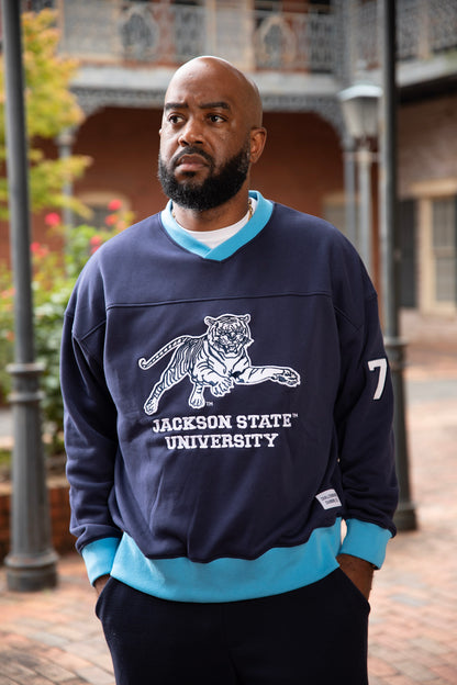 Jackson State V-Neck Sweatshirt