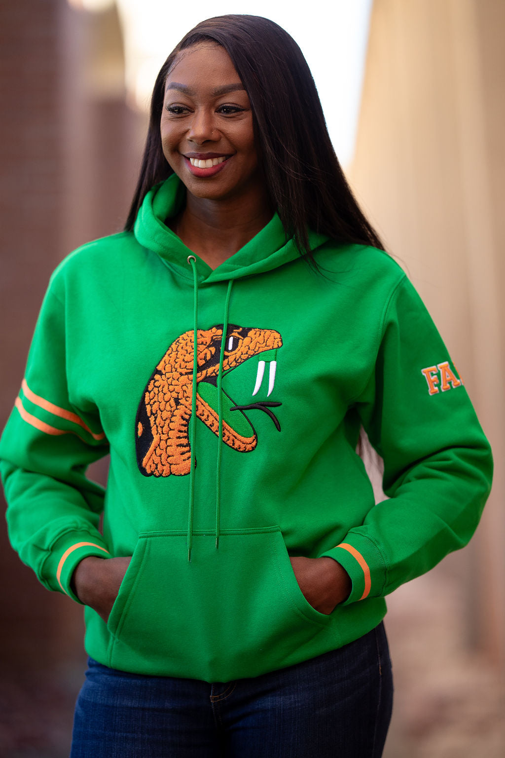 Florida A&M "Rattler" Mascot Hoodie (Unisex)