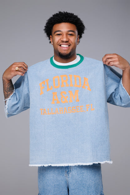 Florida A&M Denim Shirt