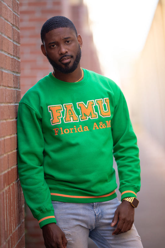 Florida A&M "FAMU" Varsity Sweatshirt (Unisex)