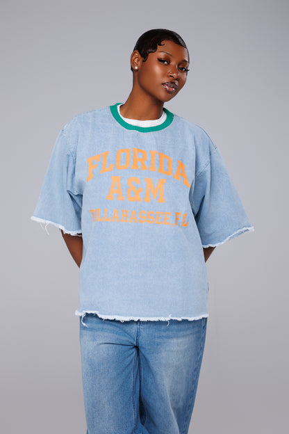 Florida A&M Denim Shirt