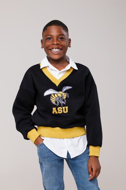 Youth ASU V-Neck Sweatshirt