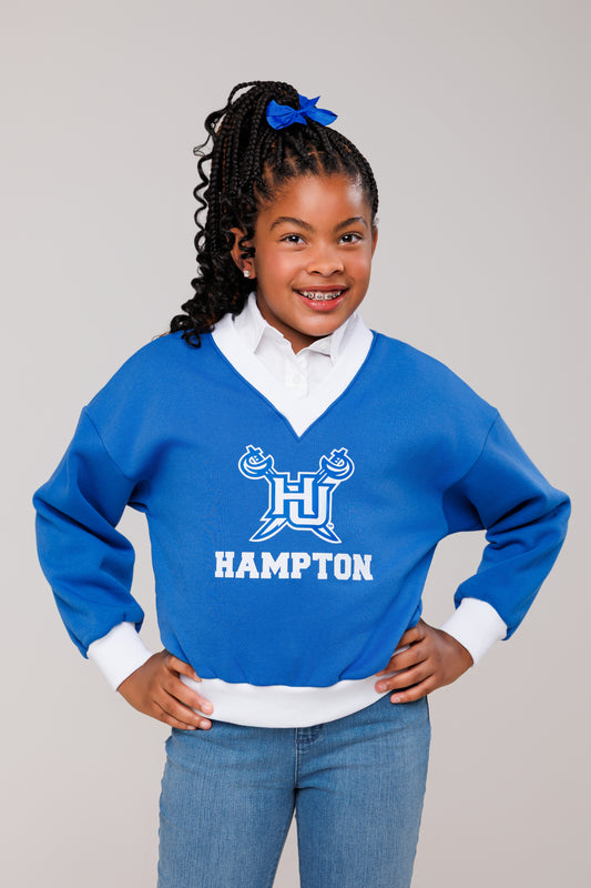 Youth Hampton V-Neck Sweatshirt