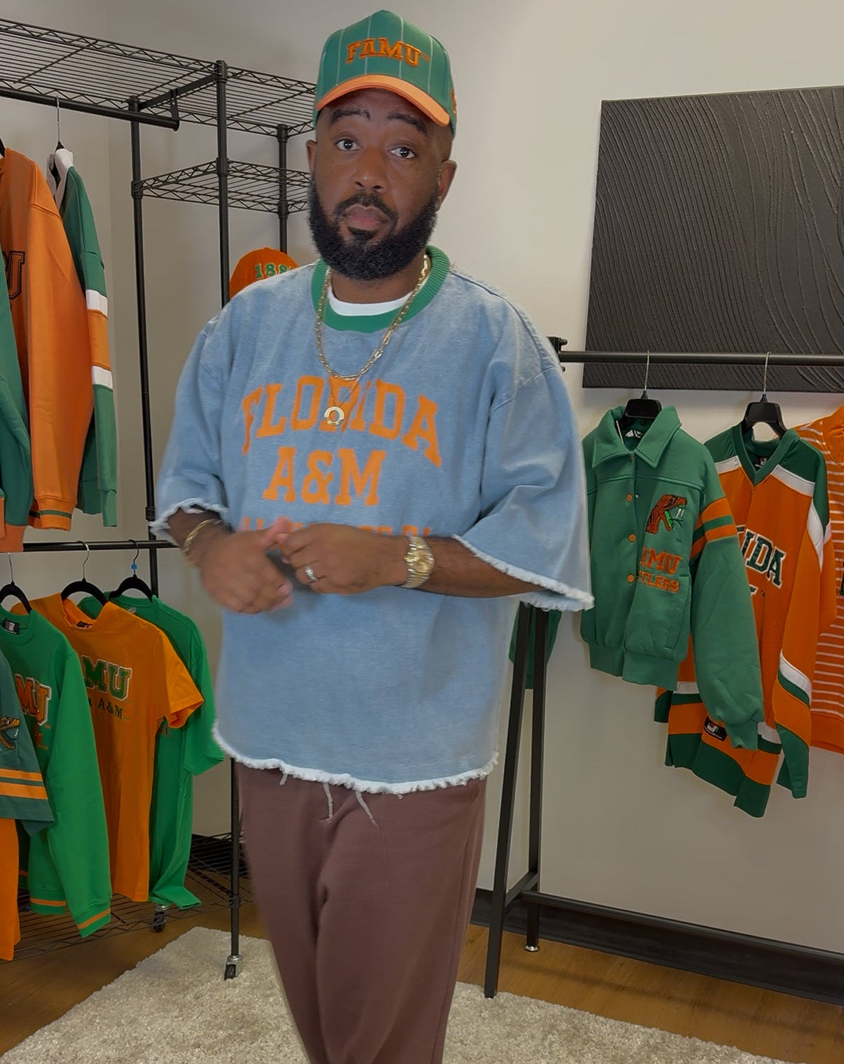 Florida A&M Denim Shirt