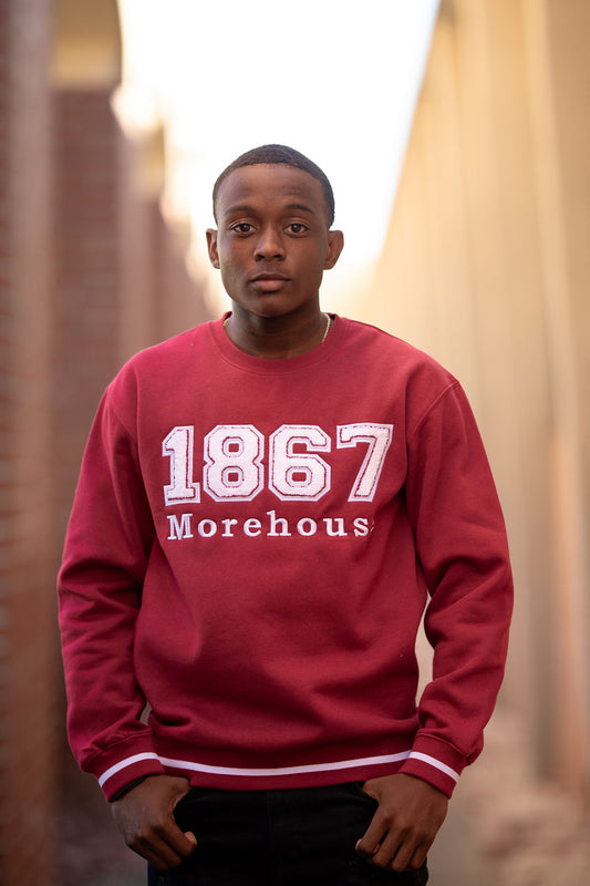 Morehouse 1867 Maroon Sweatshirt (Unisex)