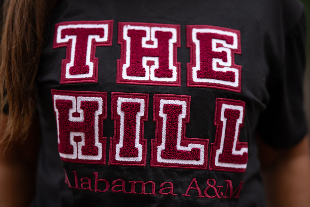 Alabama A&M Black "The Hill" Tee