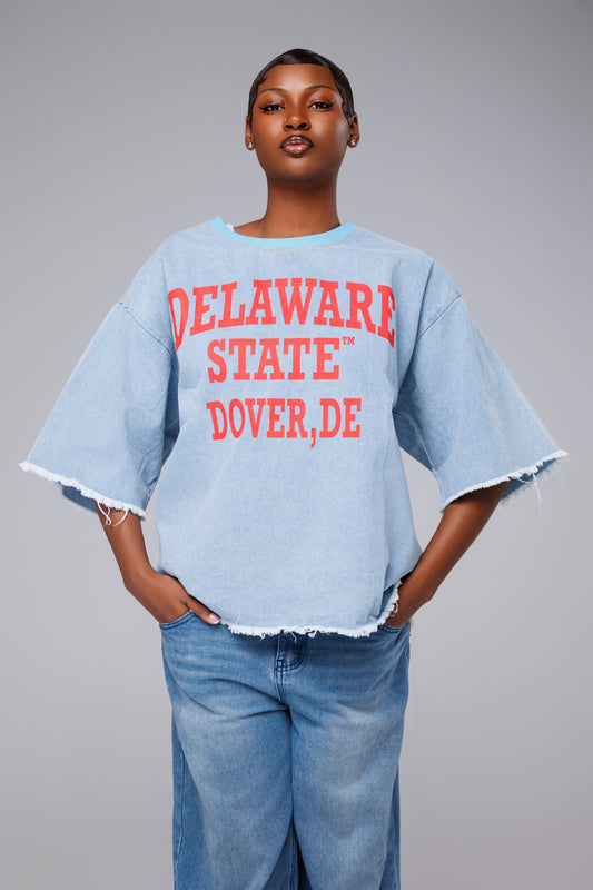 Delaware State University Denim Shirt