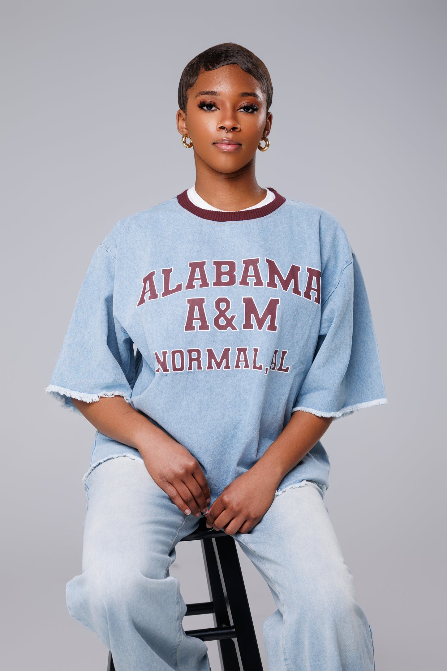 Alabama A&M Denim Shirt