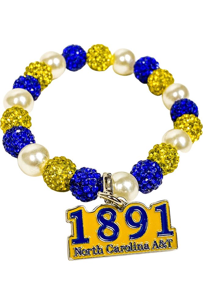 1891 North Carolina A&T Bling Bracelet