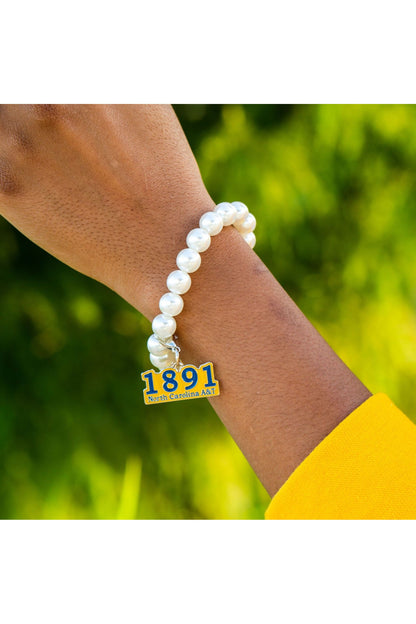 1891 North Carolina A&T Pearl Bracelet