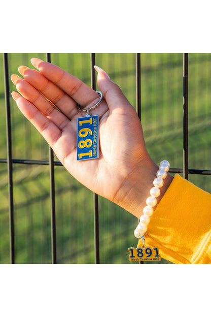 1891 North Carolina A&T Keychain